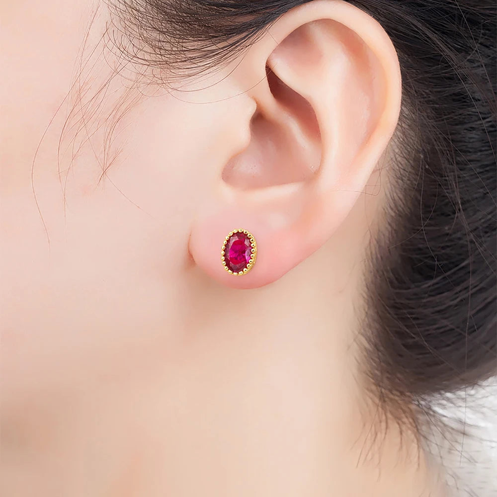 Nidin Korea Popular Irregular Elegant Round Shape Delicate Zircon Earrings For Women Girls Daily Party Jewelry Accessories Gift