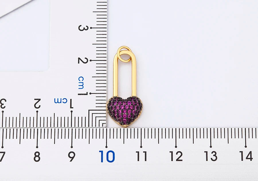 Nidin New Classic Love Heart Necklace 5 Colors Choice For Women Copper Zircon Fashion Chain Jewelry Fine Wedding Luxury Gifts