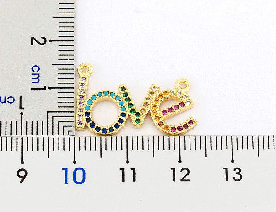 Nidin New Arrival Love Letter Pendant Necklace Gold Color Name Jewelry Chain Chocker For Women Girls Birthday Wedding Party Gift