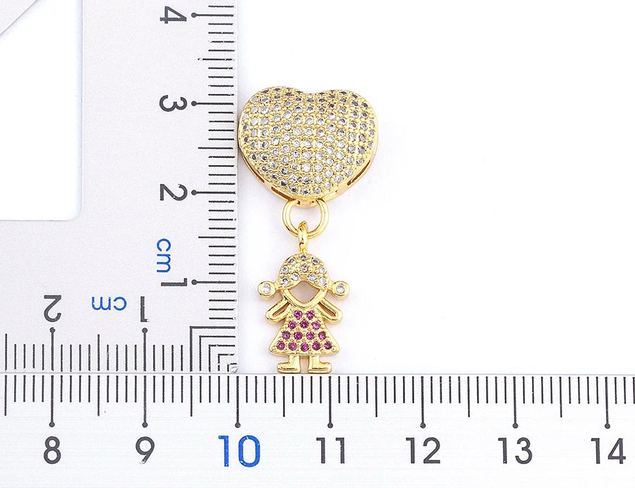 Crystal Heart Pendant Necklace