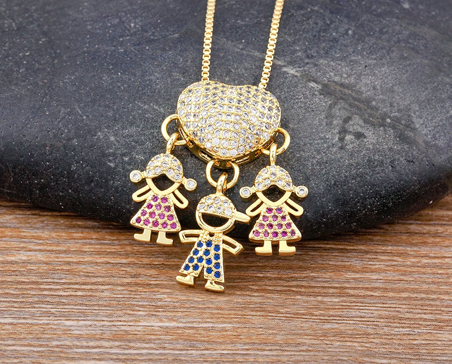 Crystal Heart Pendant Necklace