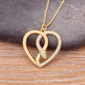 Trendy Snake Chain Heart Choker