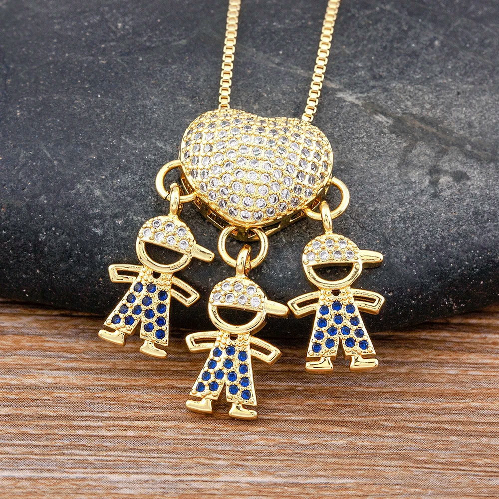 Crystal Heart Pendant Necklace