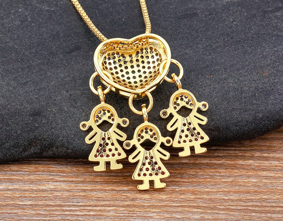 Crystal Heart Pendant Necklace