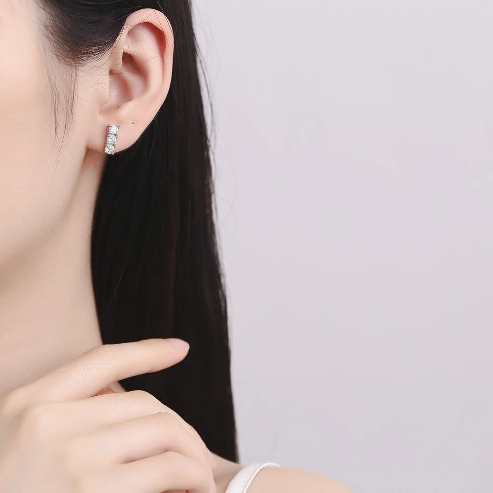 925 Silver Diamond-Style Set