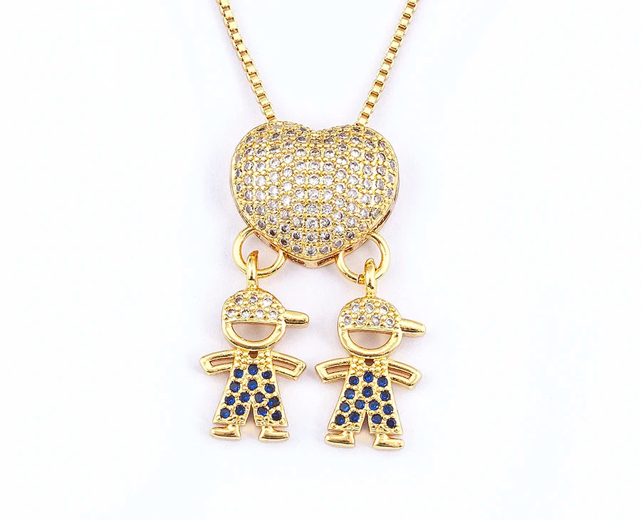 Crystal Heart Pendant Necklace