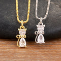 Aesthetic Cat Charm Necklace