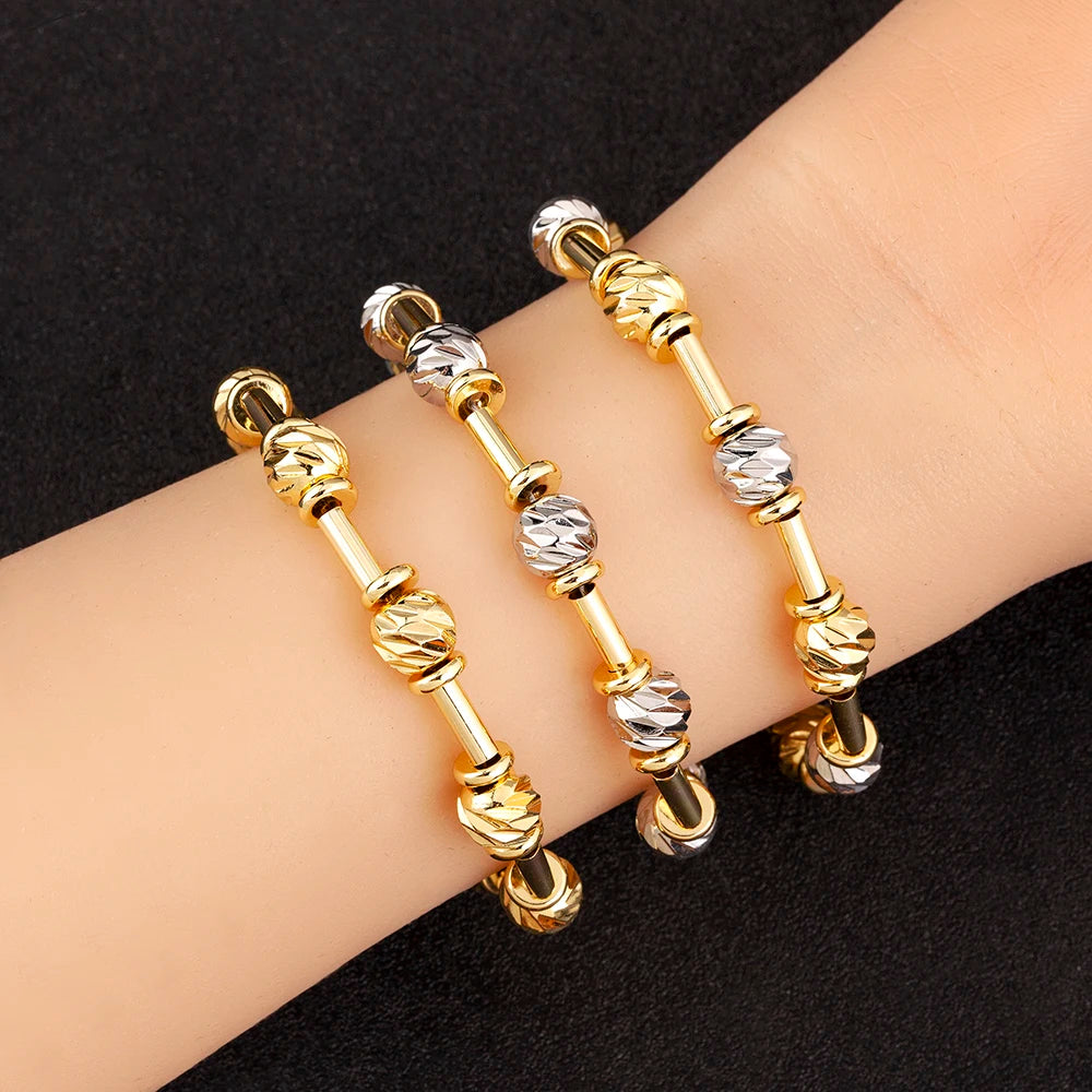 Luxury Copper Ball Bead Bracelet