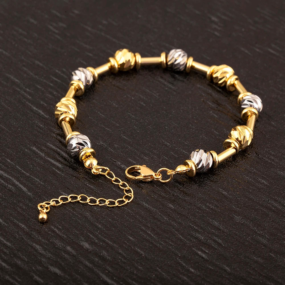 Luxury Copper Ball Bead Bracelet