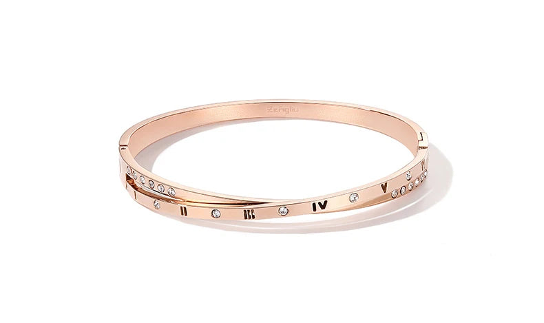 Brushed Rhombus Bangle