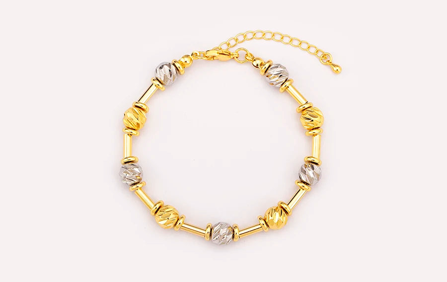 Luxury Copper Ball Bead Bracelet
