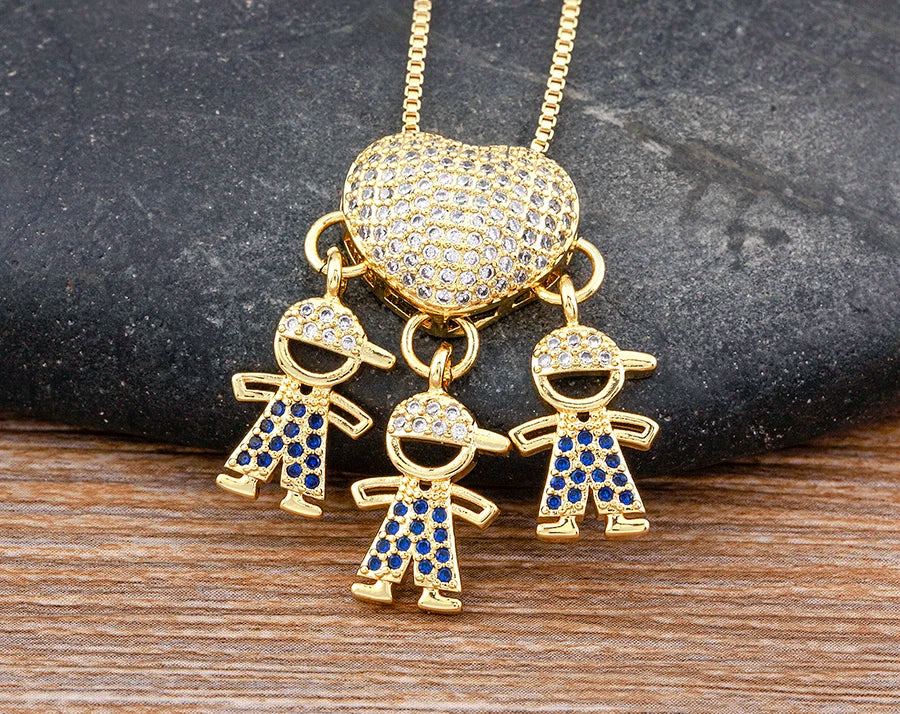 Crystal Heart Pendant Necklace