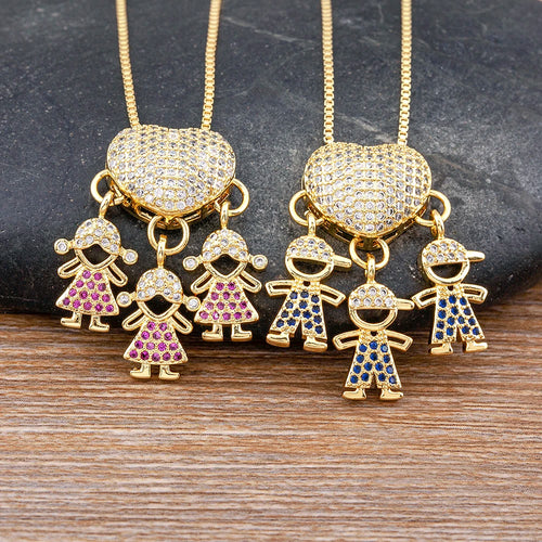 Crystal Heart Pendant Necklace