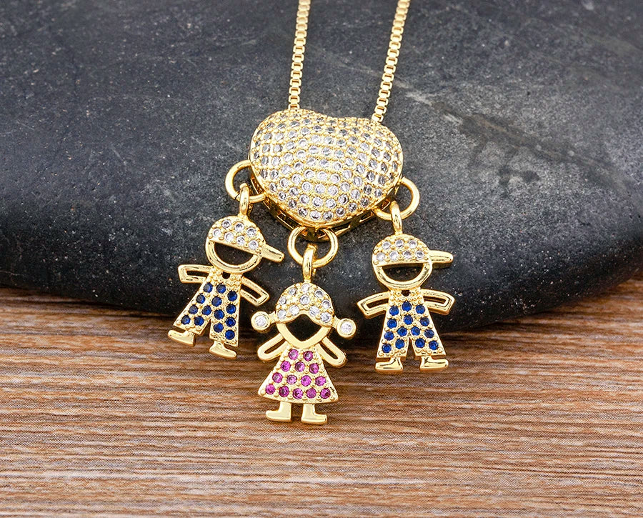 Crystal Heart Pendant Necklace