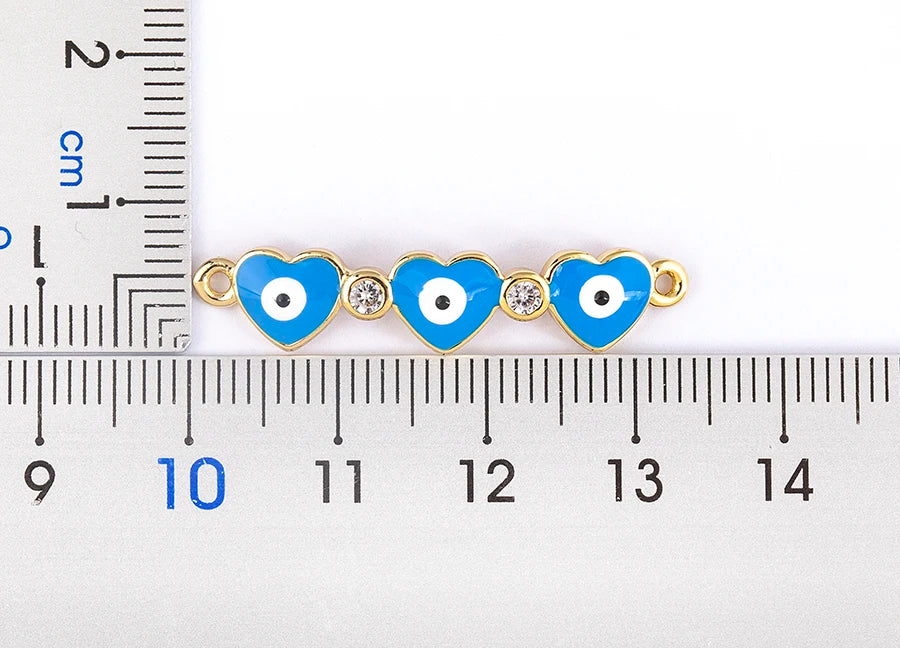 Nidin Adjustable Handmade Braided String Bracelet Women Men Turkish Evil Eye Heart Shape Bangle Couple Lucky Wedding Jewelry