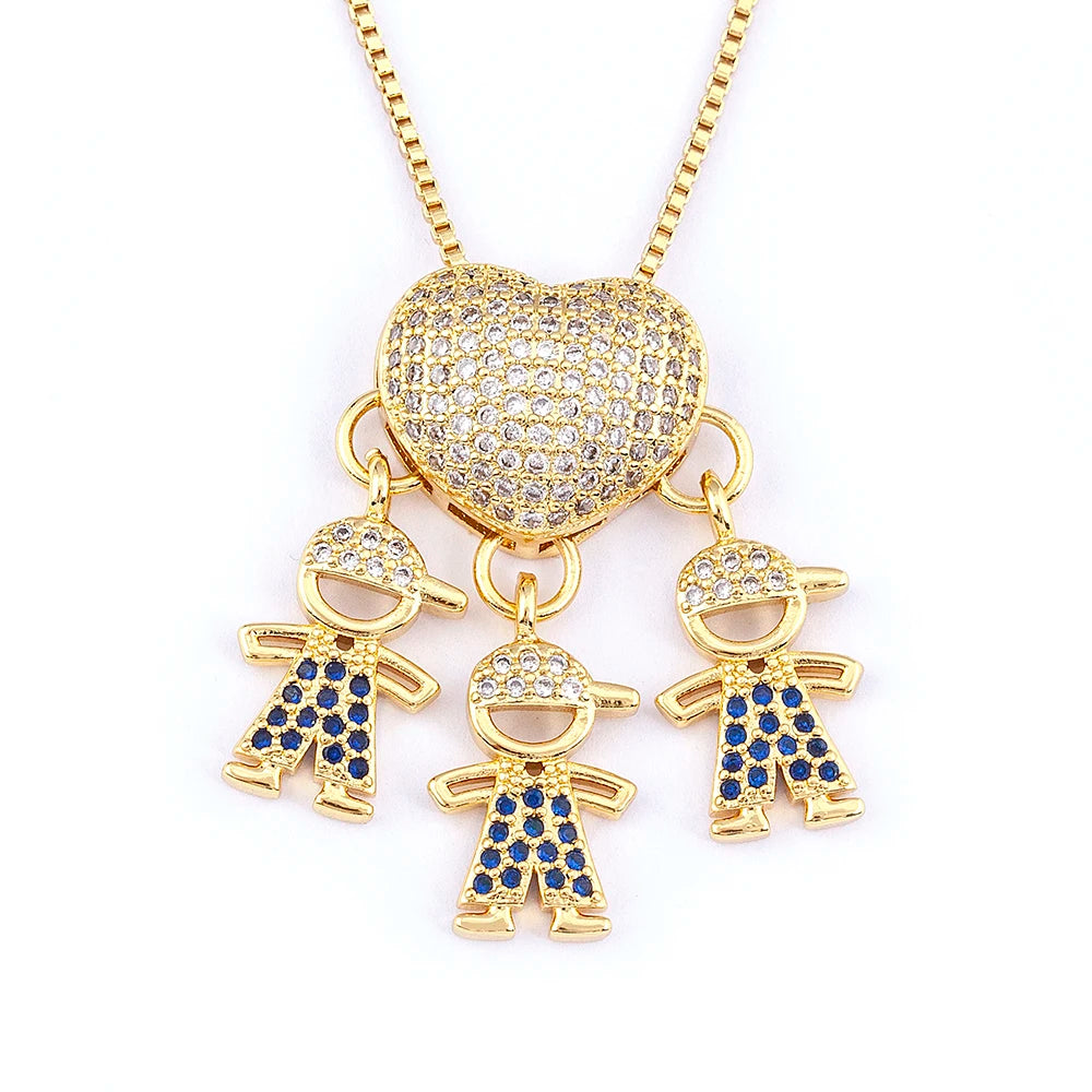 Crystal Heart Pendant Necklace