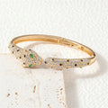 Pave Rhinestone Panther Bracelet