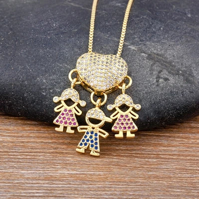 Crystal Heart Pendant Necklace